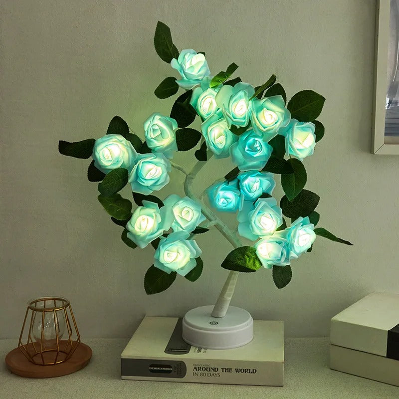 PetalLume Tree – 24-LED Rose Flower Lamp