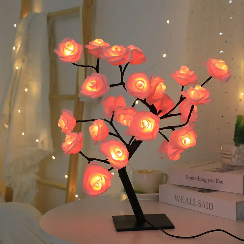 Roselyn Bloom – 24-LED Rose Tree Lamp