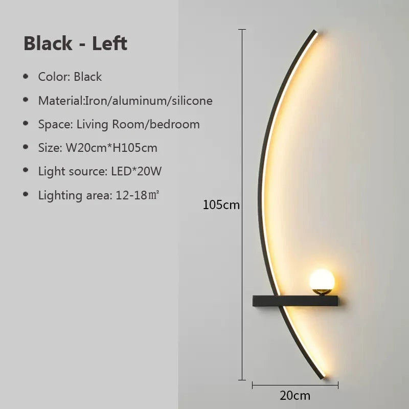 ArcGlow Sconce – Nordic Minimalist Wall Light