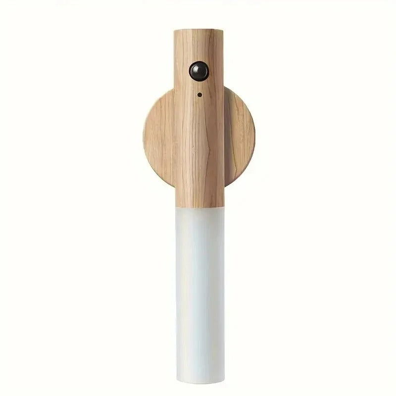Walnut Halo Motion LED Light
